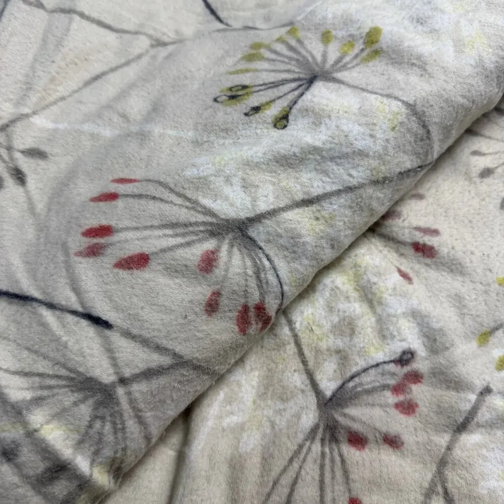 The Company Store King Size Flannel 100% Cotton Duvet Cover Botanical Dandelion
